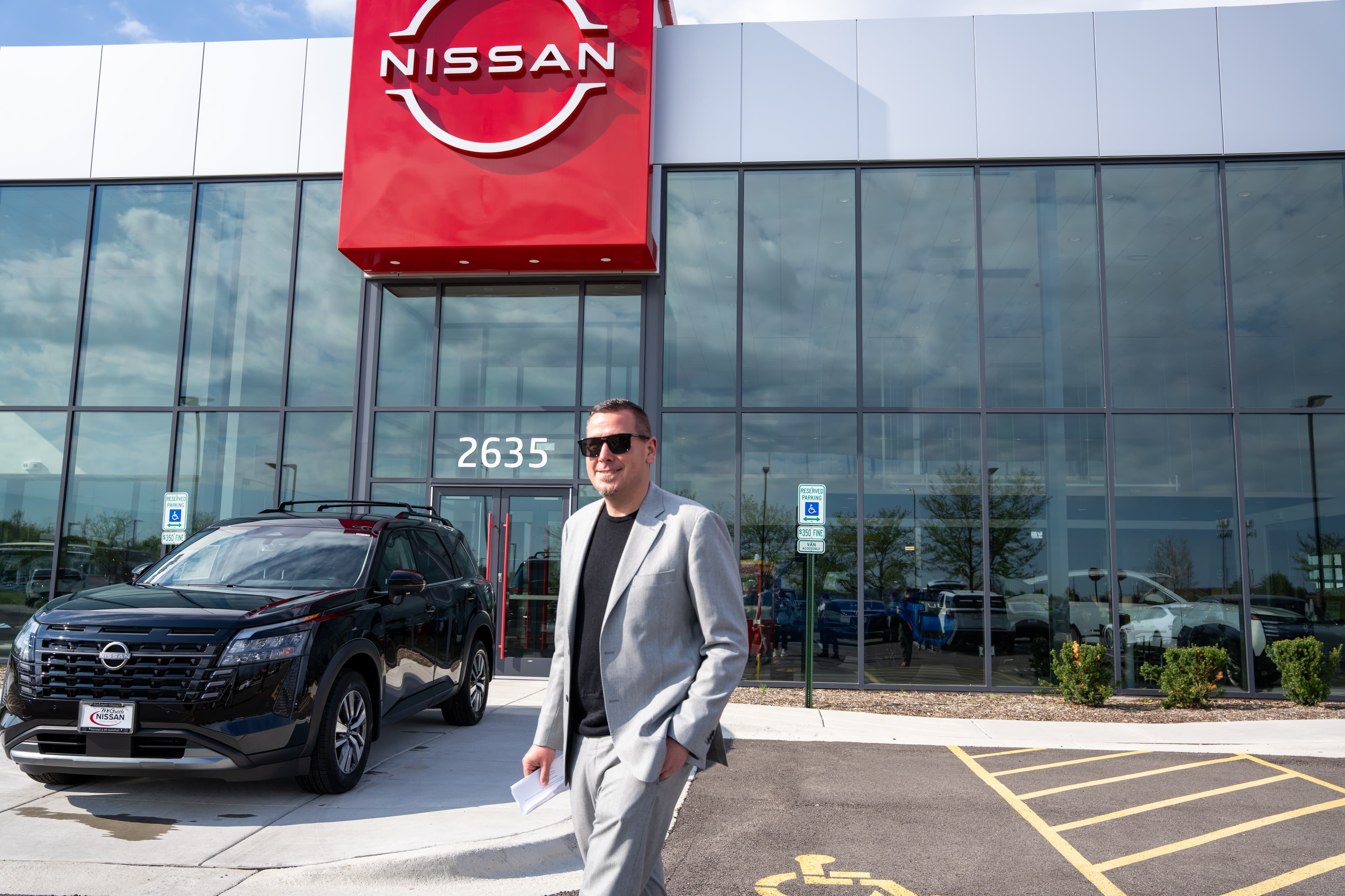 Kyle Coleman on closing day at Nissan of Elgin